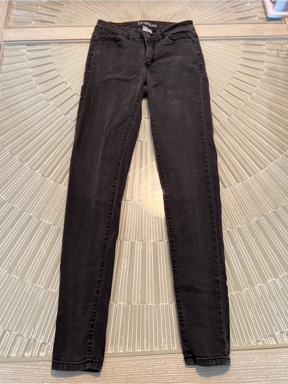 Sears Black Denim Skinny Jeans